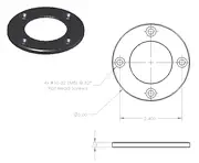 Series 319/389/323/335 Antenna Mounting Ring