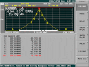 Cavity Filter Passband/Transfer Function (S21) at Low End